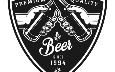 Beer Logo Dark Beer Bottler Beer