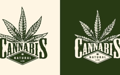 Cannabis Logo Cannabis Medical Mirijuana Growing Logo