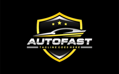 Car Detailing Logo Autofast Proshine Auto