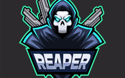 Games Logo Reaper Logo Dragons Pro Gaming