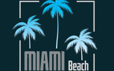 Miami Logo Beech Club Logo Summer Is In The Air Logo Miami Beech Logo