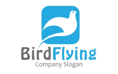 Blue Bird Logo Birdflying Logo The Bird Logo Freedombird Logo