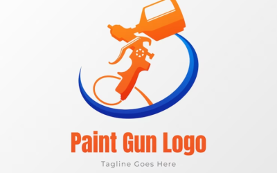 Painting Logos Paint Gun Logo Colorful Paint Logo Paint Brush Logo