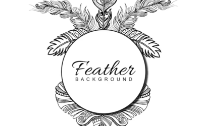 Feather Logo The Penman Logo Feather Background Logo Angel Wings Logo