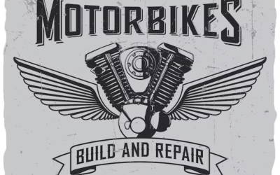 Motorcycle Logos Custom Motorbikes Logo Machine Biker Club Logo Motorcycles Vintage Vibes Logo