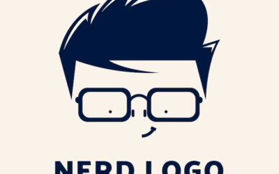 Nerd Logo Greek Boy Logo Nerd Eyes Logo