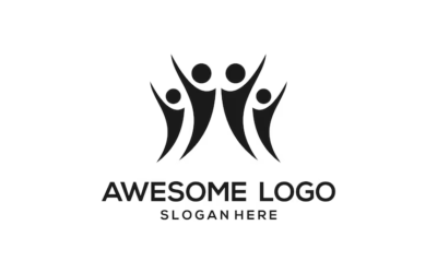 Person Logo Awesome Logo Bestfriends Logo Love People Logo