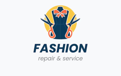 Braid Logo Fashion Repair & Service Logo Silver Lady Logo The Braids Show Logo