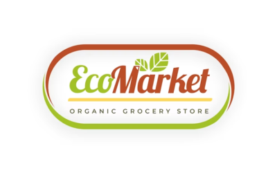 Grocery Store Logo Eco Market Logo Family Supermarket Logo Best Market Logo