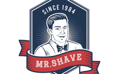 Man Logo Mr. Shave Logo Business Guy Logo Men’s Style Logo