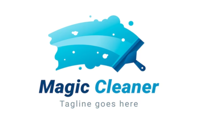 Mr Clean Logo Magic Cleaner Logo Cleaning Company Logo Super Clean Service Logo