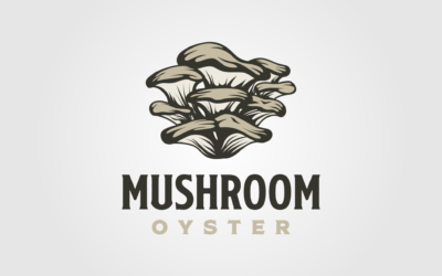 Mushroom Logo Mushroom Oyster Logo Wildwood Mushrooms Logo