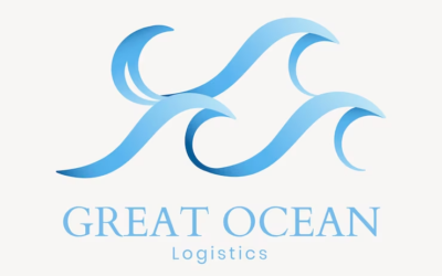 Ocean Logo Great Ocean Logistics Logo World Ocean Day Logo Ocean Wave Logo