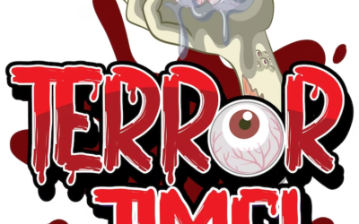 Disturbing Logo Terror Time Logo Horror Night Logo Creepy Clown Logo