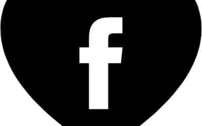 Black Facebook Logo Heart Facebook Logo Social Media Logos