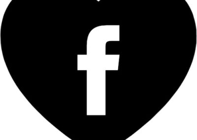 Black Facebook Logo