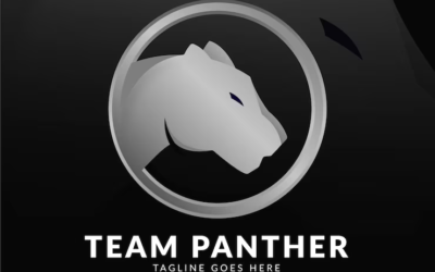 Black Panthers Logo Team Panther Logo Panther Studio Logo