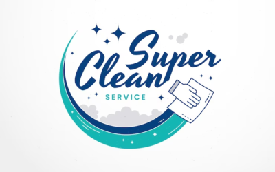 Carpet Cleaning Logo Super Clean Service Deep Clean Logo Carpet Cleaning Service Logo