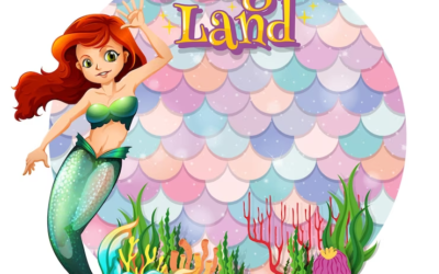 Mermaid Logo Magic Land Logo Fairy Tail Logo