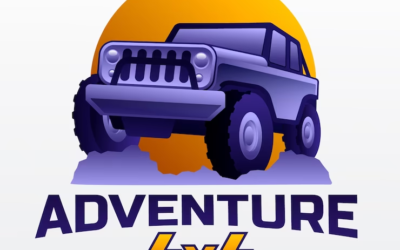 4×4 Logo Adventure 4×4 Logo Off Road Club 4×4 Rally 4×4 Experience Logo