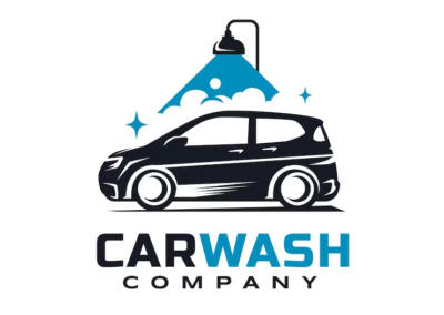 Cartoon Pressure Washing Logo