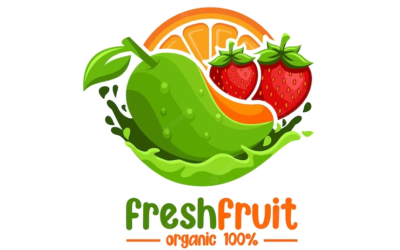 Fruit Logo Fresh Fruit Logo Juice Fruit Logo Exotics Fruits Poster Logo