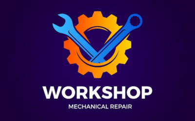 Garage Logo Workshop Logo Autoparts Accessories Garage Repair Service Logo