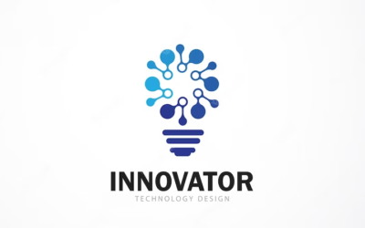 Innovation Logo Digital Education Logo Innovator Technology Logo