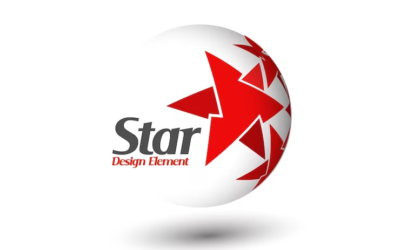 Logo Red Star Design Element Logo Digital Point Logo Redjack Cardinal Logo