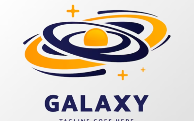 Orbit Logo Galaxy Logo Planet Creative World Logo Orbital Planetary Logo