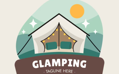 Camping Logos Glamping Logo Adventure Club Logo Summer Camp Logo