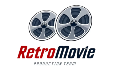 Drama Logo Retro Movie Logo Film Company Logo Cinema Logo