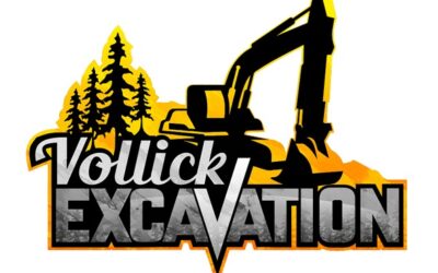 Excavating Logos Vollick Excavation Logo Excavator Logo Ground Level Excavation Logo