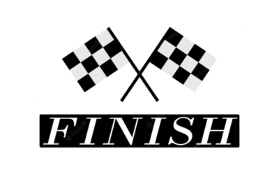 Finish Line Logo Racing Flag Logo Race Logo