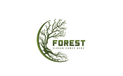 Forest Logo Green Forest Logo Life Forest Logo