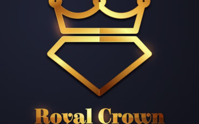 Golden Logo Royal Crown Logo Gold Logo Premium Collection Logo