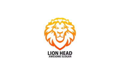 Lion Head Logo Golden Lion Logo King Logo