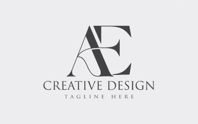 A E Logo A E Creative Design Logo A E Studio Logo