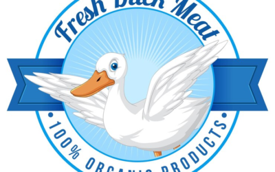 Goose Logo Fresh Duck Meat Logo Duckly Logo