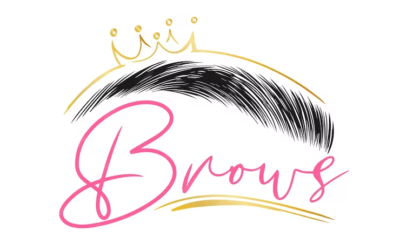 Cartoon Lashes Logo Brows Logo Lashes Academy Logo Eyelash Extentions Logo