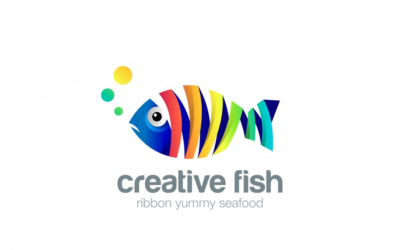 Fish Logos Creative Fish Logo Fishing Club Logo Gold Fish Logo