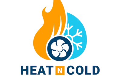 Heating And Cooling Logo Hvac Logo Heat N Cold Logo