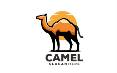 Logo Camel Desert Land Logo Camel Desert Logo