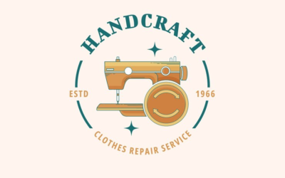 Embroidery Logo Handcraft Logo Sewing Logo