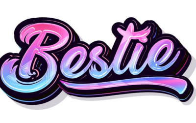 Free Logo Fonts Bestie Font Logo Retro Font Logo Paradise Logo