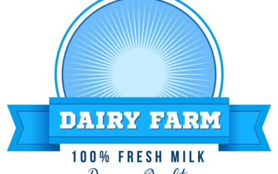 Logo Milk Dairy Farm Logo National Milk Day Logo