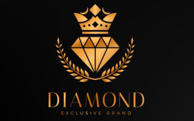 Diamond Logo Design Diamond Brand Logo Diamond Elegant Logo