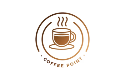 Coffee Brand Logo Coffee Point Logo Coffee Beans Logo