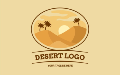 Desert Logo The Oasis Logo Sahara Desert Logo