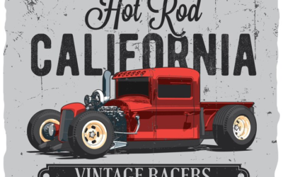 Hot Rod Logo Hot Rod California Logo Old School Masters Logo